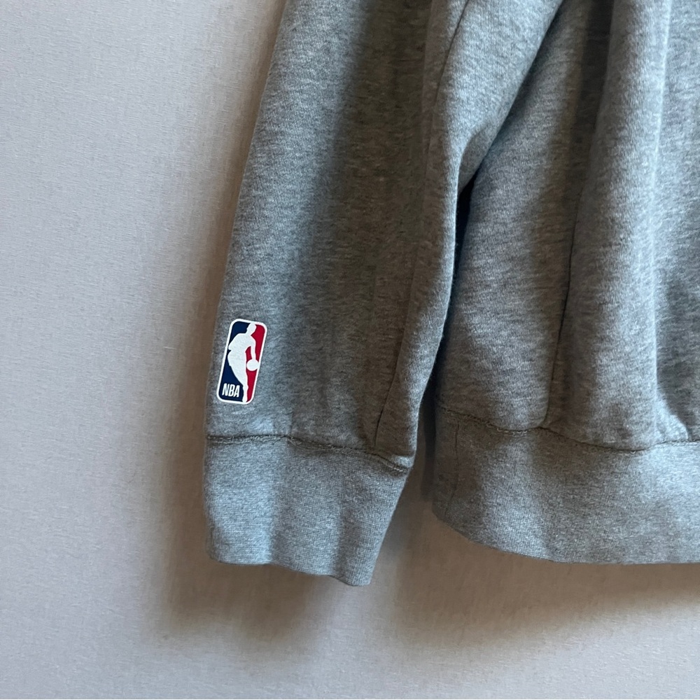 Nike SB Hoodie Grey Logo Pullover NBA Patch Sz L - Picture 6 of 11